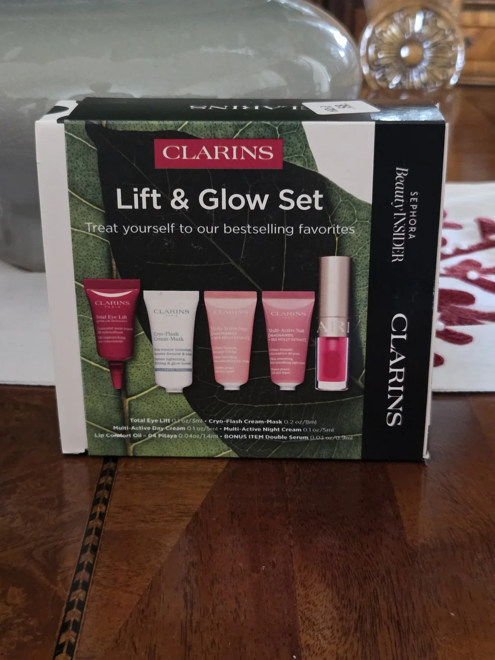 Clarins treat yourself